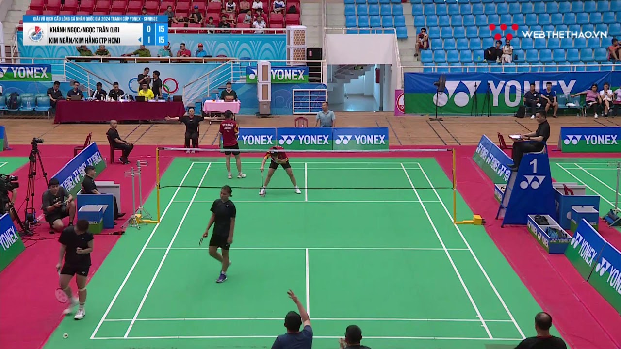 🛑 TRỰC TIẾP |  GIẢI VÔ ĐỊCH CẦU LÔNG CÁ NHÂN QG NĂM 2024 - TRANH GIẢI YONEX - SUNRISE | NGÀY 14/8