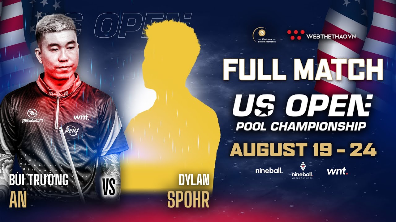 TRẬN ĐẤU | Bùi Trường An vs Dylan Spohr | Giải billiards US Open 2024