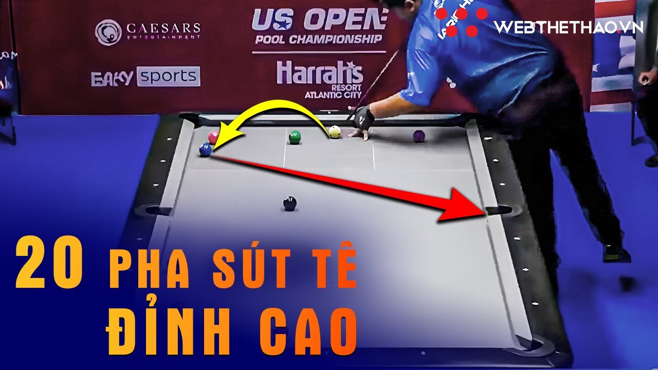 20 Tình Huống Billiard Đỉnh Cao Cực Hay Năm 2023 | Web Thể Thao