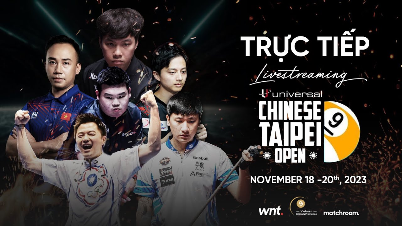 🔴 TRỰC TIẾP | ALVIN vs SHIH KAI LIN | BILLIARDS UNIVERSAL CHINESE TAIPEI OPEN 2023