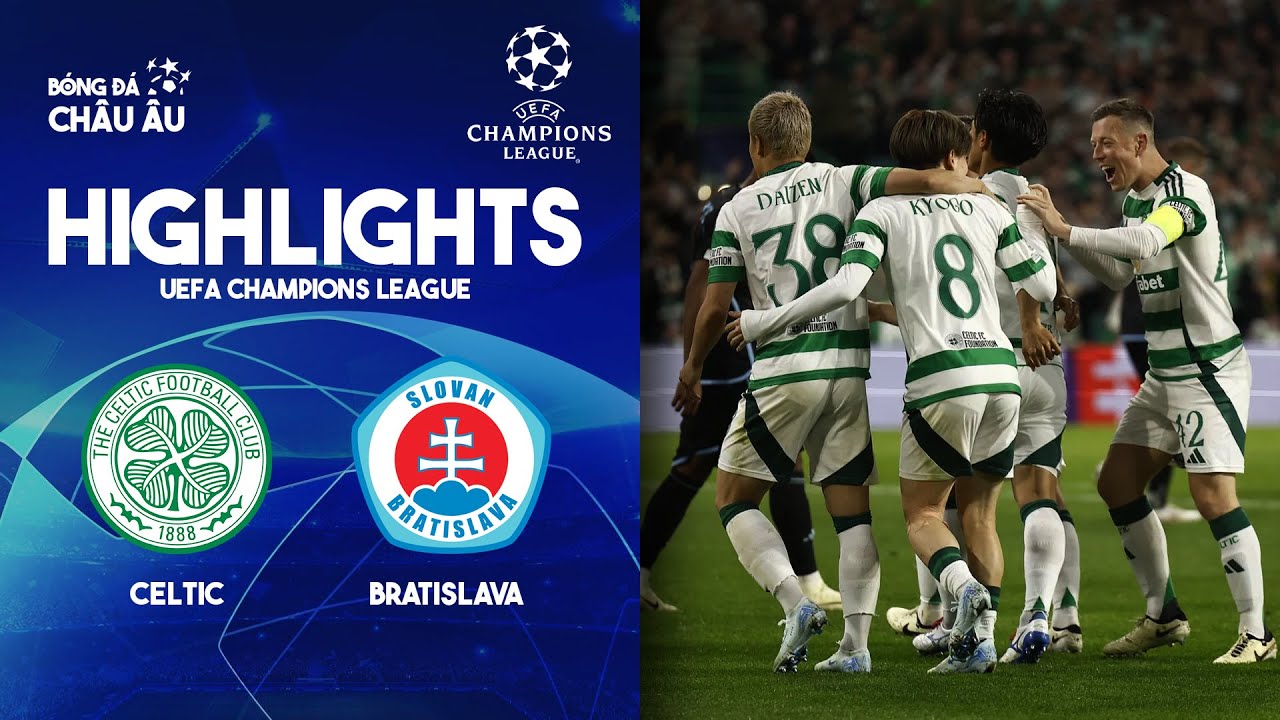 Highlights | CELTIC vs SLOVAN BRATISLAVA | Định nghĩa sự huỷ diệt | Champions League 2024/25