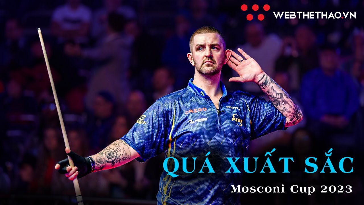 Tổng Hợp Những Tình Huống Hay Tại Giải Billiards Mosconi Cup 2023