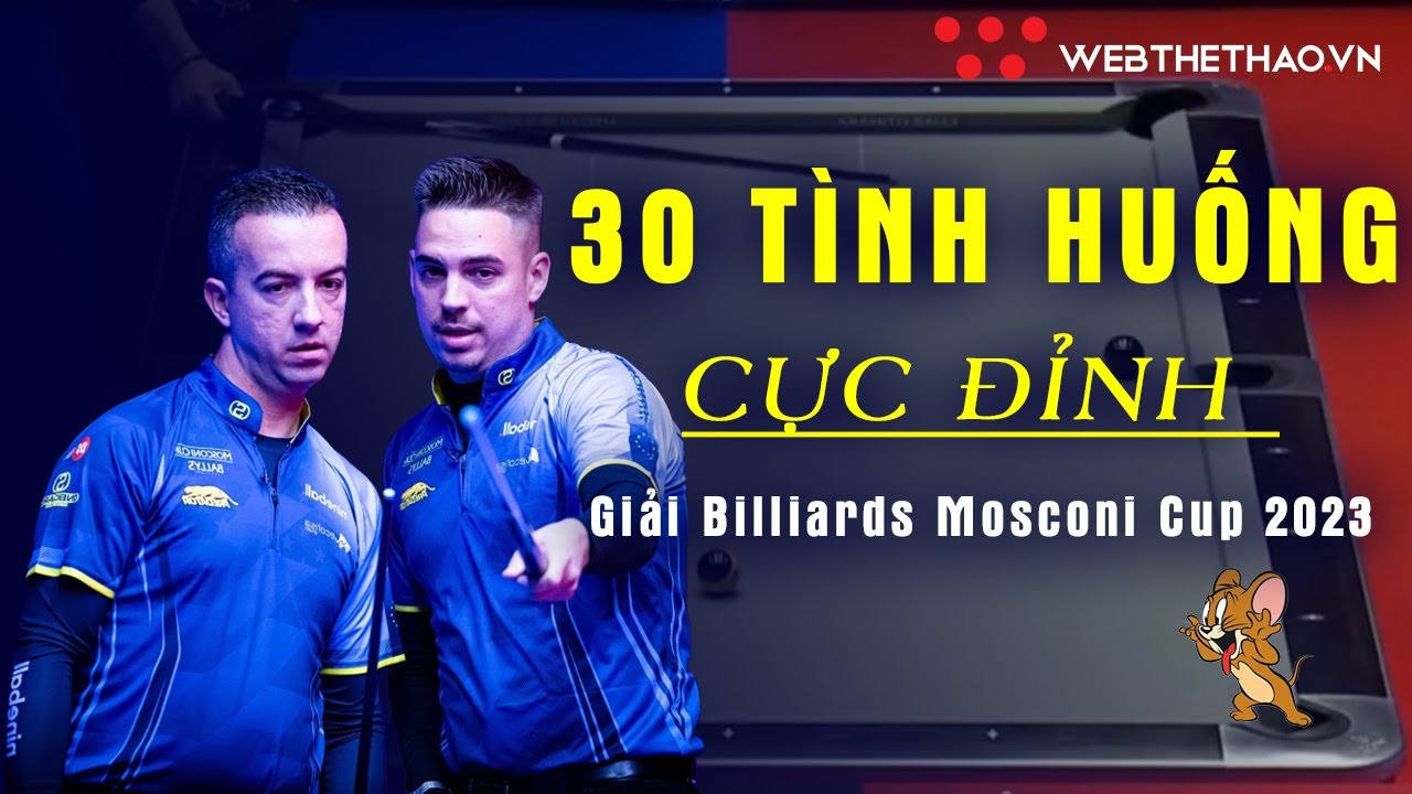 30 Tình Huống Cực Đỉnh Tại Giải Billiards Mosconi Cup 2023 |  Web Thể Thao