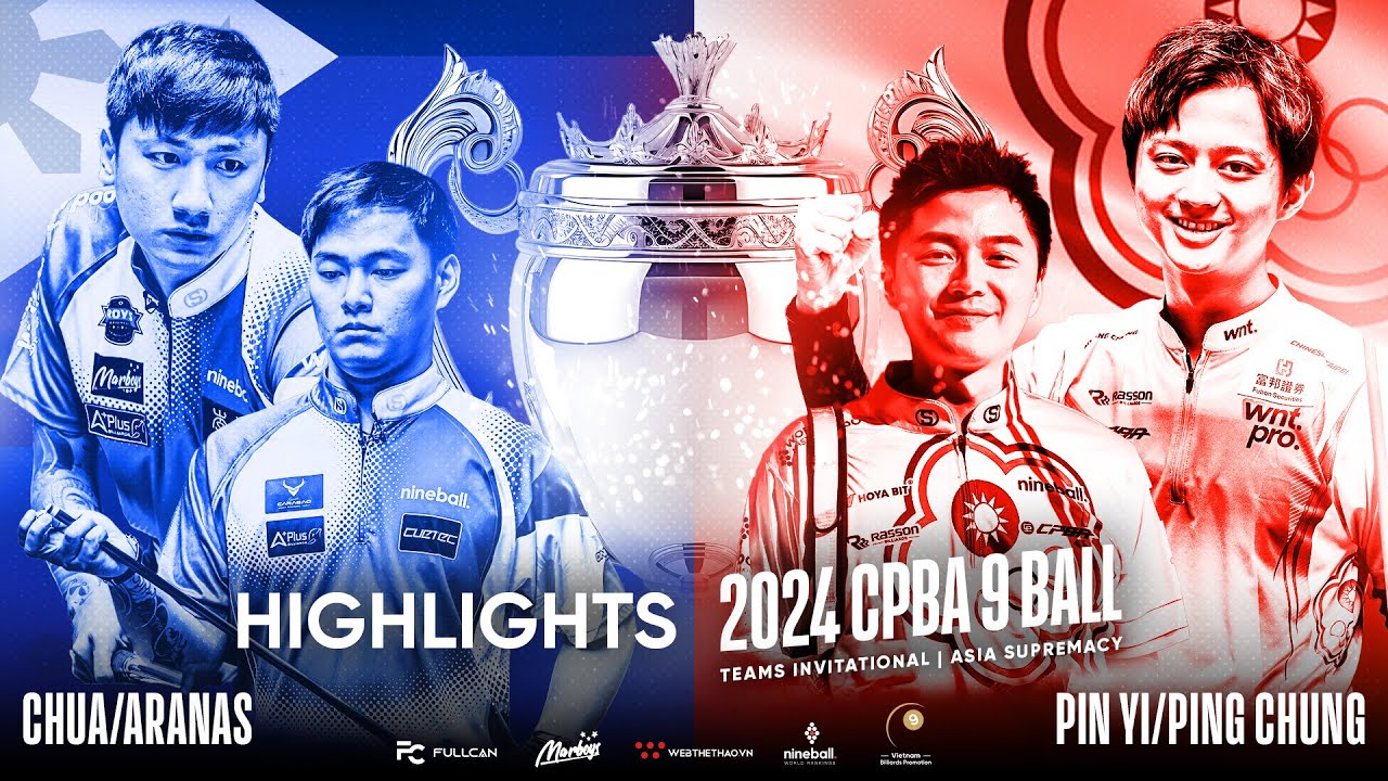 HIGHLIGHTS | J.CHUA / J.ARANAS vs K.P.YI / K.P.CHUNG | GIẢI CPBA 9-BALL TEAMS INVITATIONAL 2024