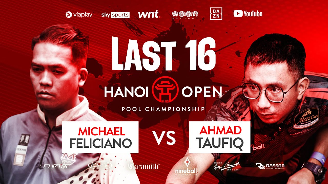 🔴Trực tiếp | Micheal Angelo Feliciano vs Ahmad Taufiq | 2023 Hanoi Open Pool | TABLE 2 | Last 16