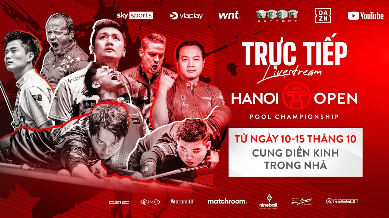 🔴Trực tiếp | 2023 Hanoi Open Pool Championship | Day 1 | TABLE 2 | Session 2