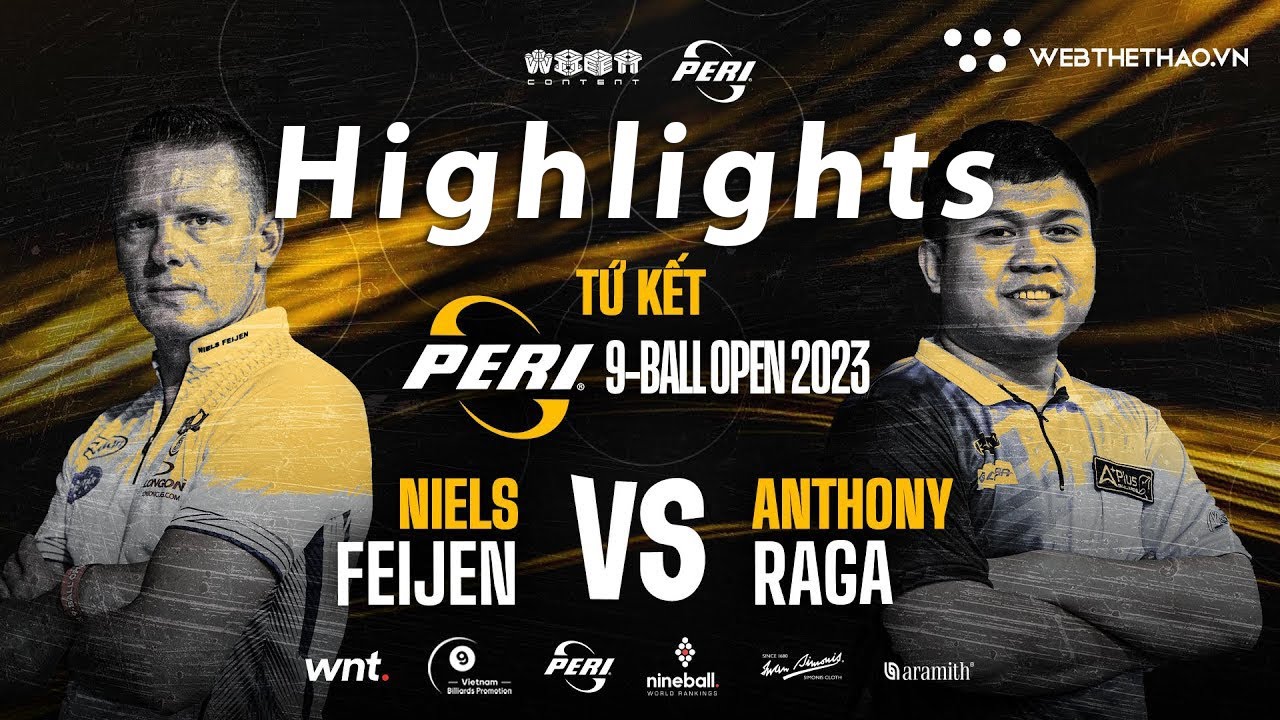 Highlights | Niels Feijen vs Anthony Raga | Tứ Kết Giải Peri 9-Ball Open 2023