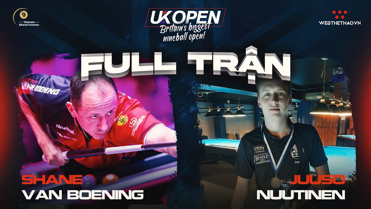 Full trận | Shane van Boening vs Juuso Nuutinen | UK Open Pool Championship 2023