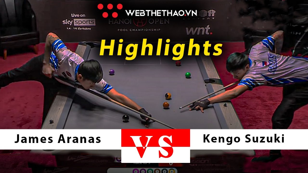 Highlights | James Aranas vs Kengo Suzuki | Hanoi Open Pool Championship 2023