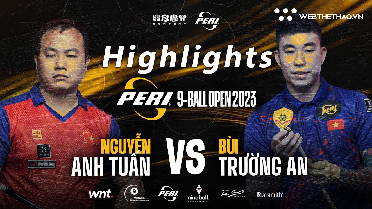 Highlights | Tuấn Kon xuống phong độ khi đối đầu với An Nhiệt | Giải Peri 9-Ball Open 2023