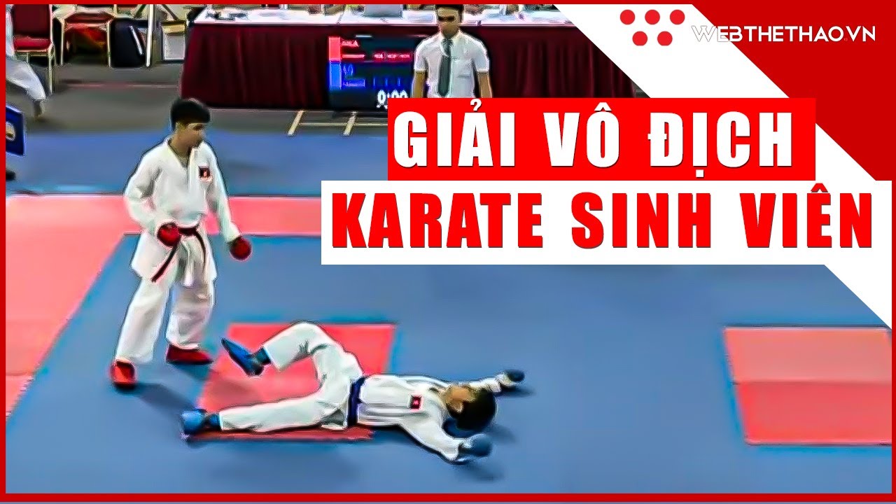 Những trận đấu đầy kịch tính tại Giải Vô Địch Karate Sinh Viên Hà Nội Mở Rộng 2023 | Web Thể Thao