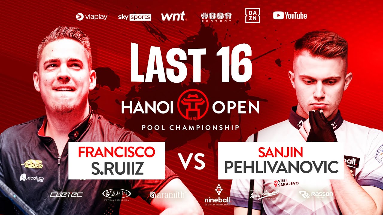 🔴Trực tiếp | Francisco S. Ruiz vs Sanjin Pehlivanovic | 2023 Hanoi Open Pool  | TABLE 1 | Last 16