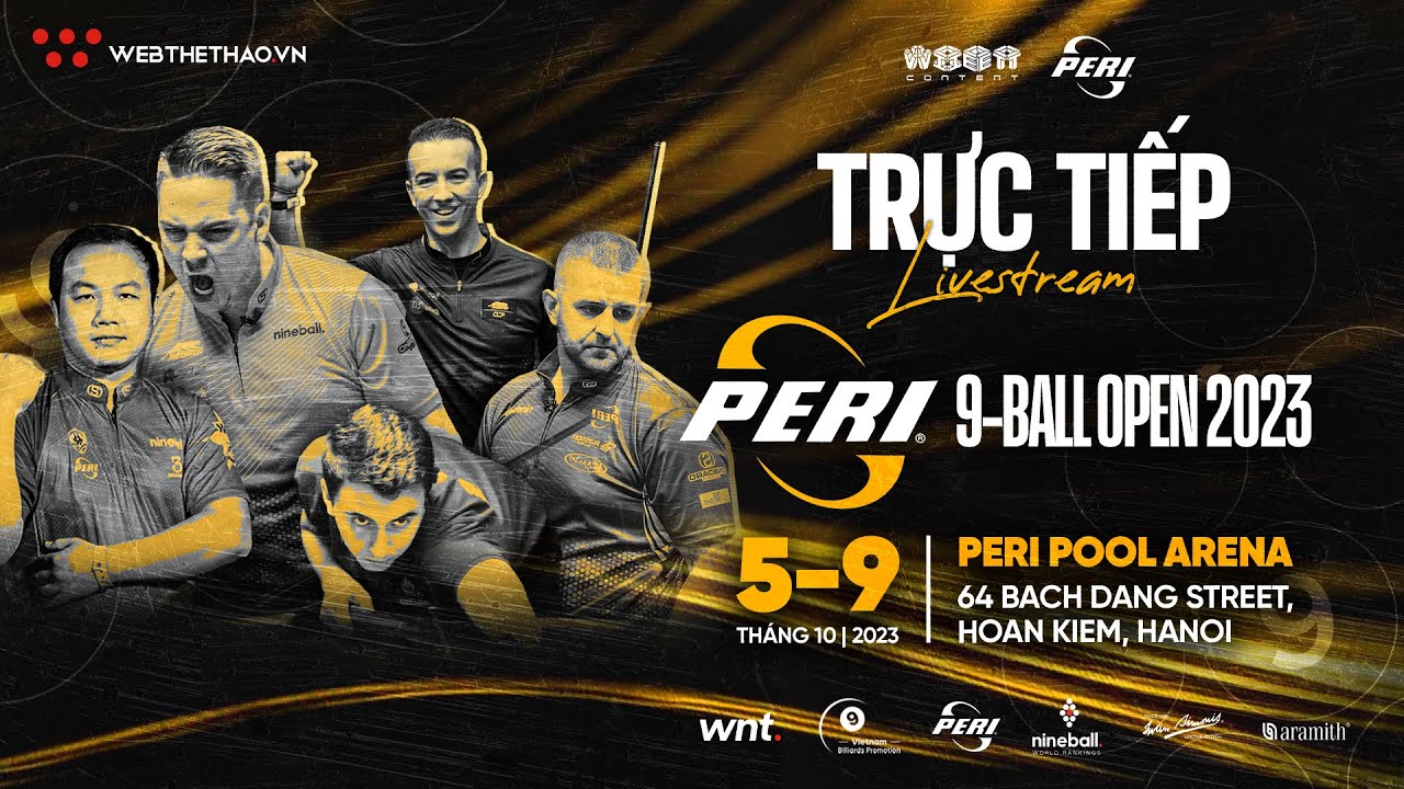 🔴Trực tiếp | Bernie Regalario vs Aleksa Pecelj | Giải Peri 9-Ball Open 2023 | DAY 2 | TABLE 2