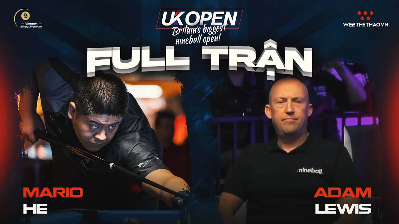 Full trận | Mario He vs Adam Lewis | UK Open Pool Championship 2023