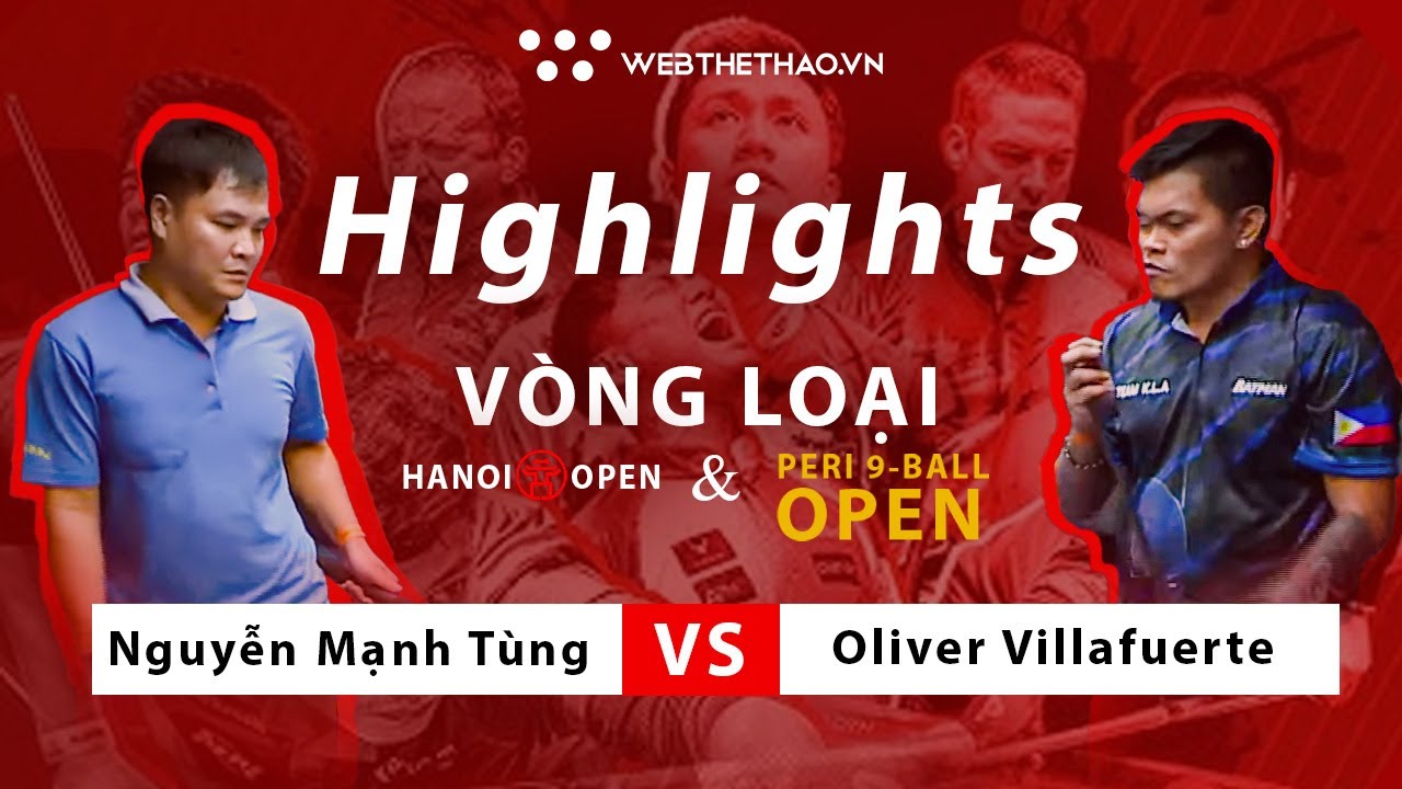 Sự kịch tính giữa trận đấu của Tùng Trắng và Oliver Villafuerte | Vòng loại Peri Open & Hanoi Open