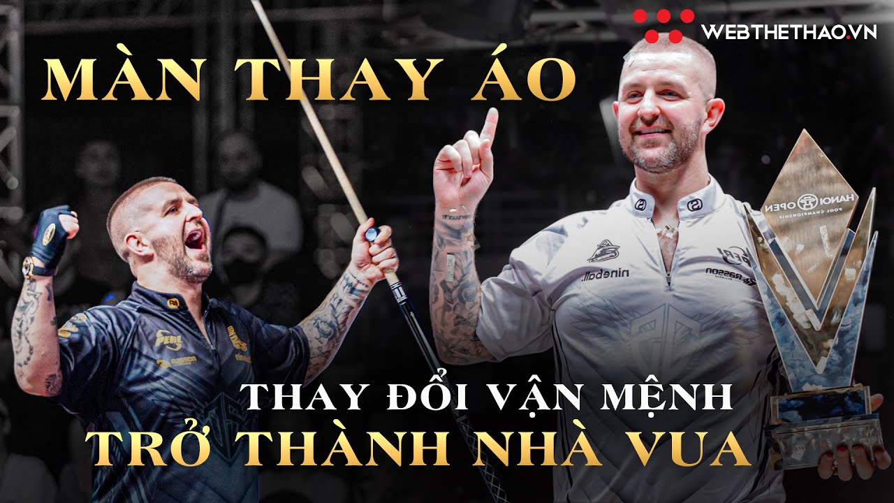 Màn thay áo thay đổi vận mệnh trở thành nhà vô địch của Jayson Shaw tại Hanoi Open Pool Championship