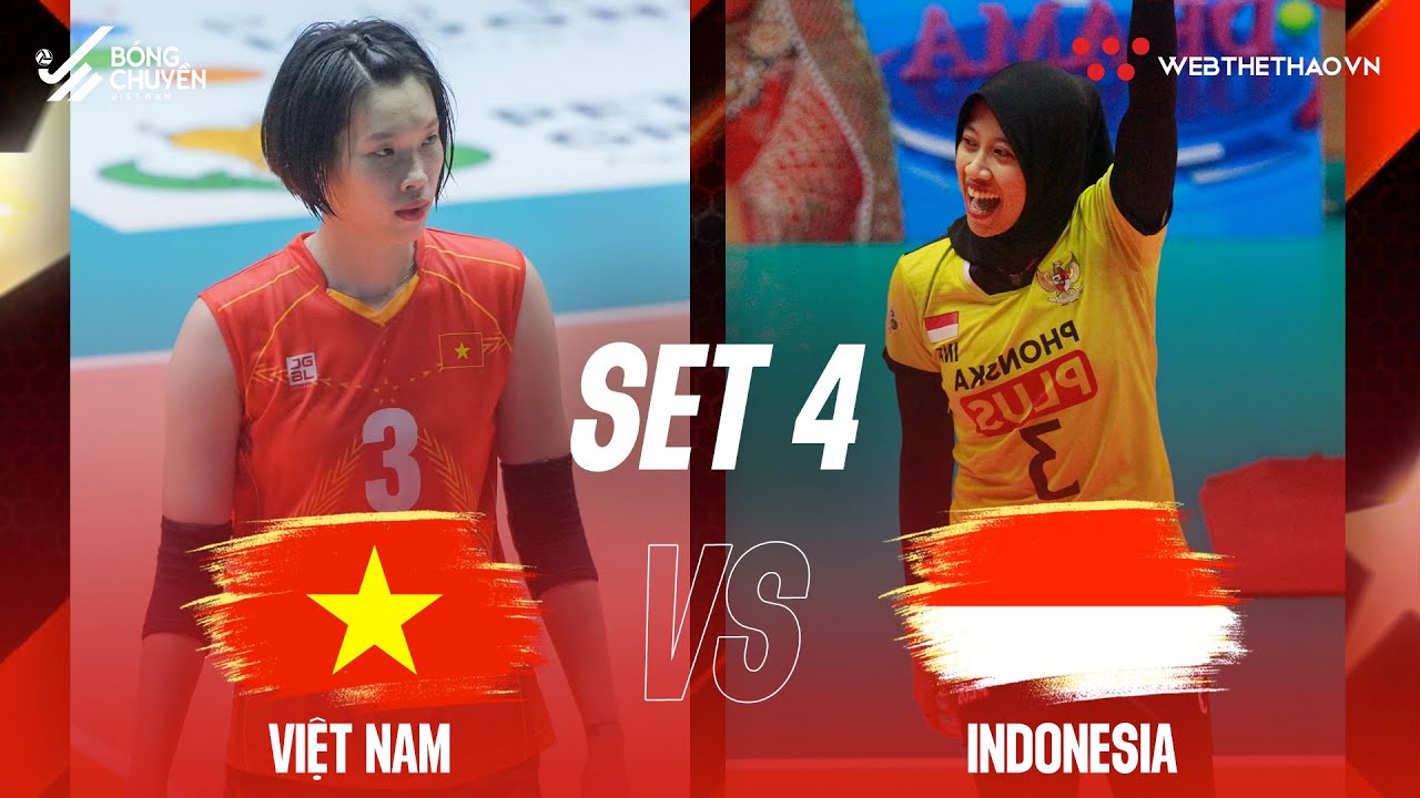 Highlights | VIỆT NAM vs INDONESIA | Set 4 Chung kết |Giải bóng chuyền nữ AVC Challenge Cup 2023