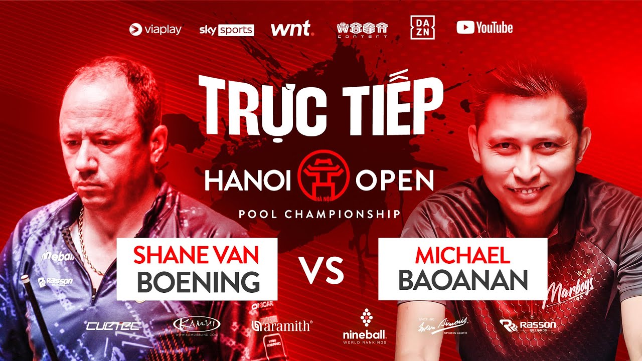 🔴Trực tiếp | Shane Van Boening vs Michael Baoanan | 2023 Hanoi Open Pool | TABLE 2 | Last 64