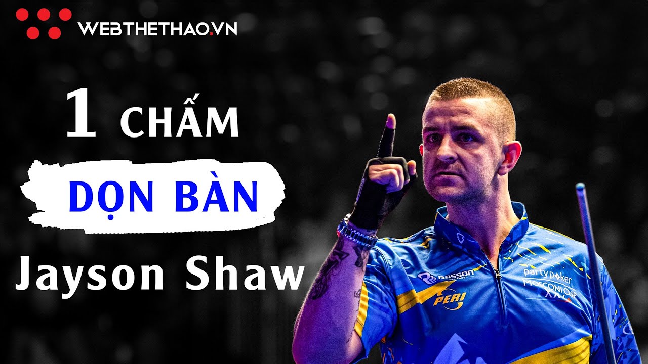 Highlights | Những ván đấu 1 cơ dọn bàn của Jayson Shaw tại UK Open Pool Championship 2023