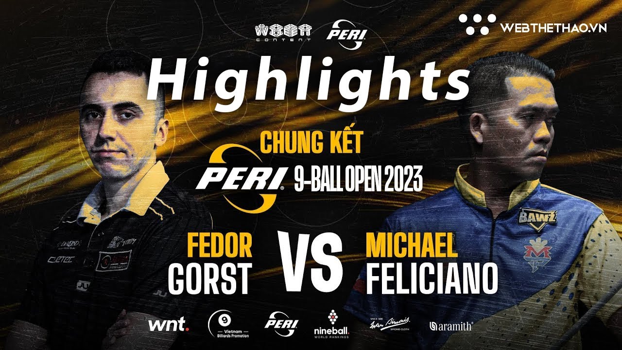 Highlights | Trận Chung Kết đầy kịch tính | Fedor Gorst vs Michael Feliciano | Peri 9-Ball Open