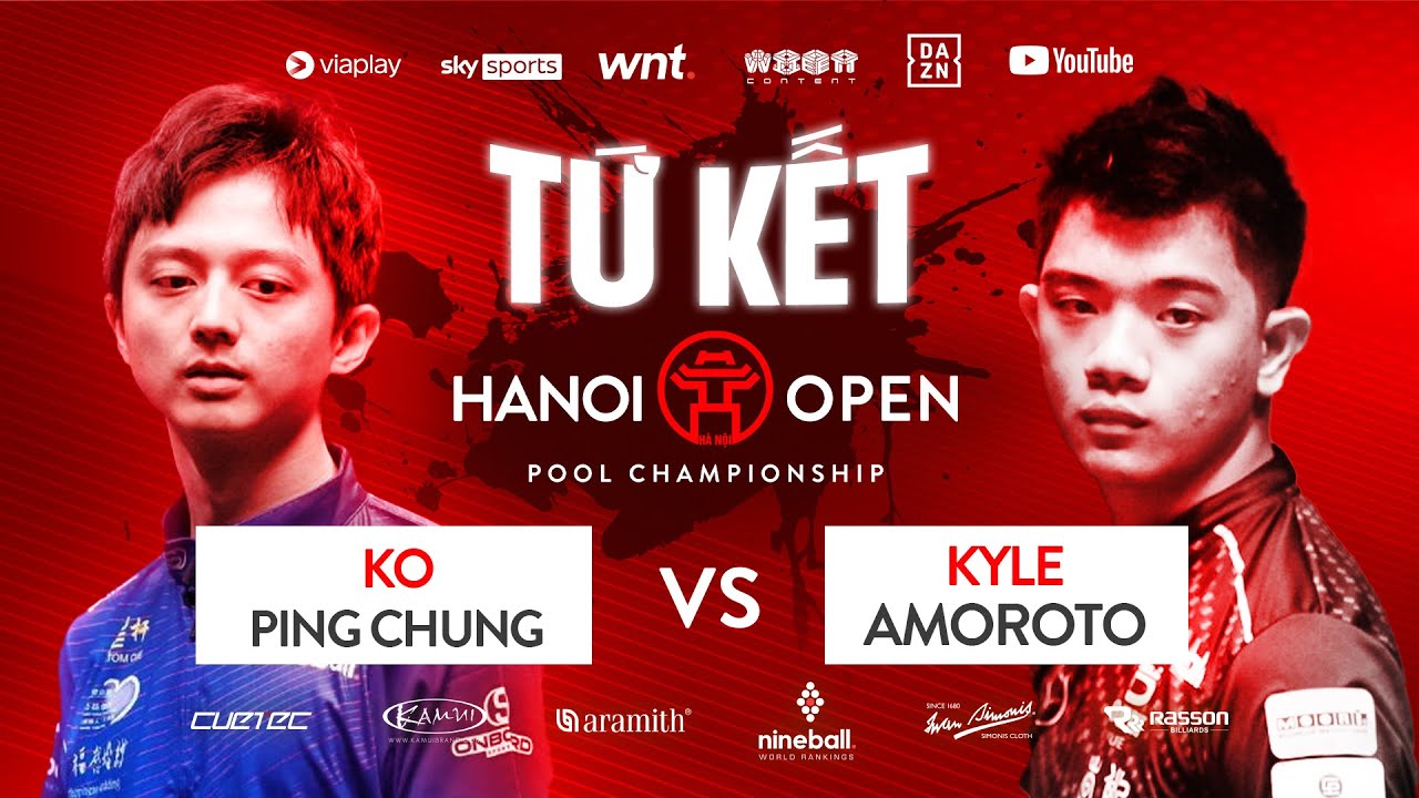 🔴Trực tiếp | Ko Ping Chung vs Kyle Amoroto | 2023 Hanoi Open Pool  | TABLE TV | Quarter finals