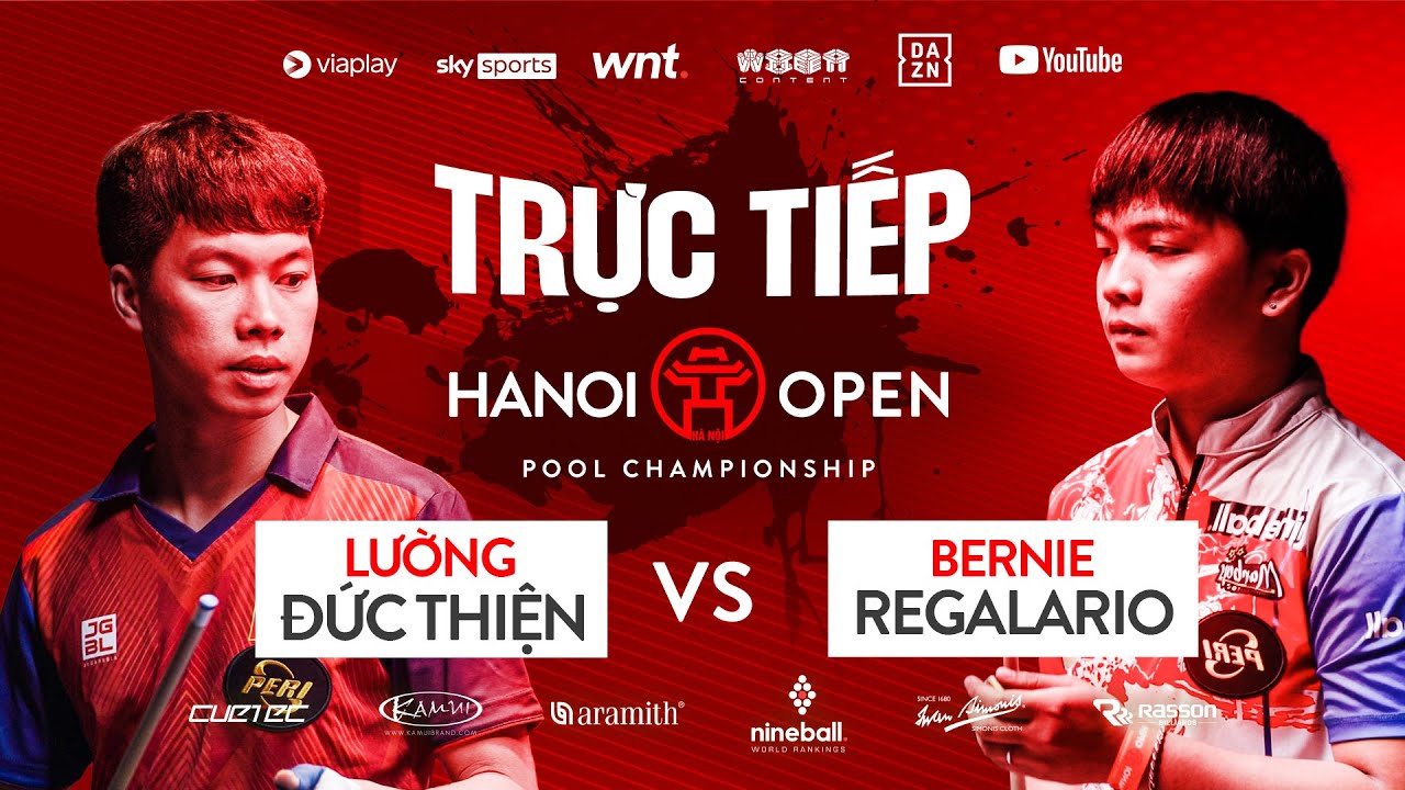 🔴Trực tiếp | Lường Đức Thiện vs Bernie Regalario | 2023 Hanoi Open Pool | TABLE 1 | Last 64