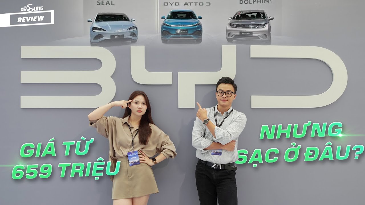 BYD ra mắt tại Việt Nam: giá khá ổn, nhưng sạc ở đâu ? Vlog chuyến đi công tác 2 ngày "bão táp"...