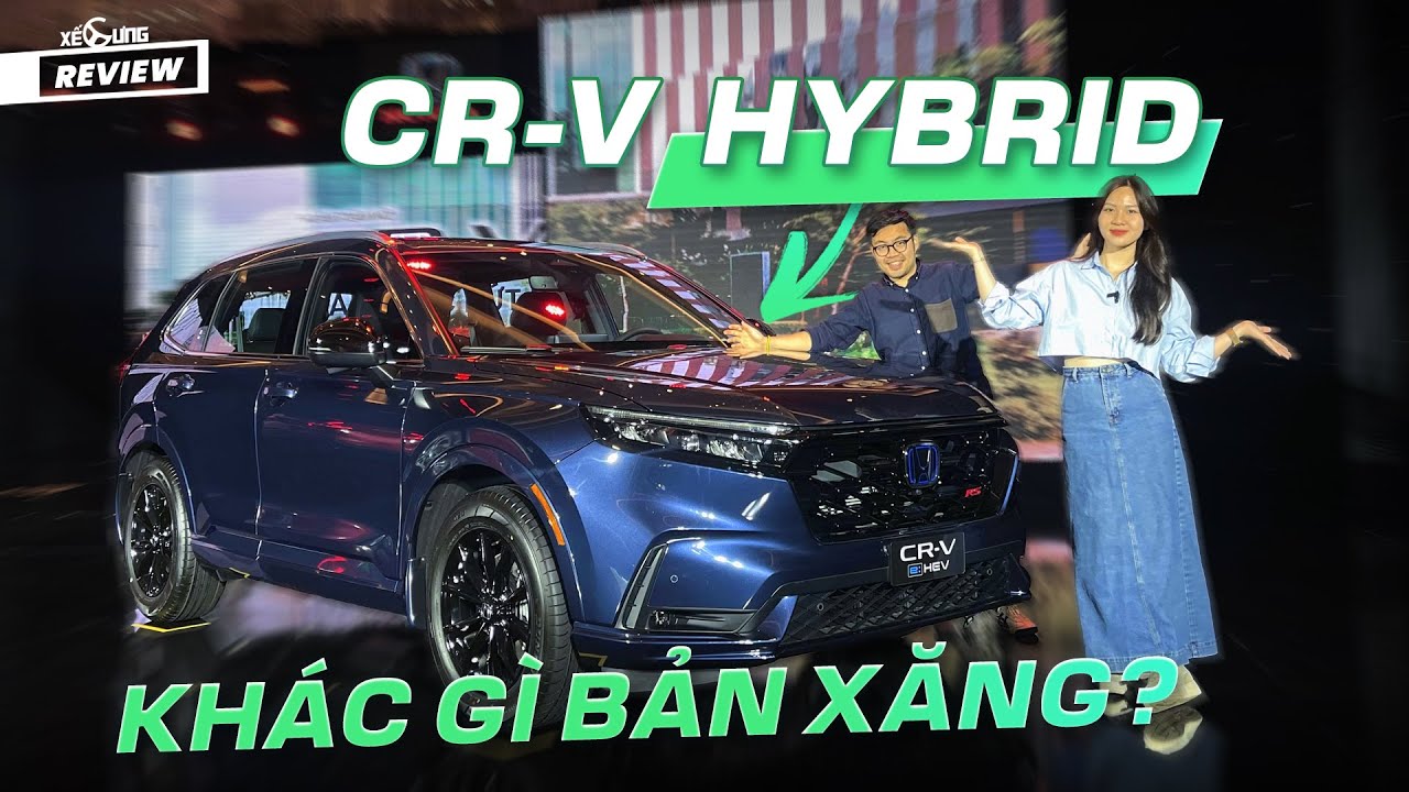 Soi nhanh Honda CR-V 2023 bản hybrid: 5 chỗ có rộng hơn? Trang bị có nhiều hơn?