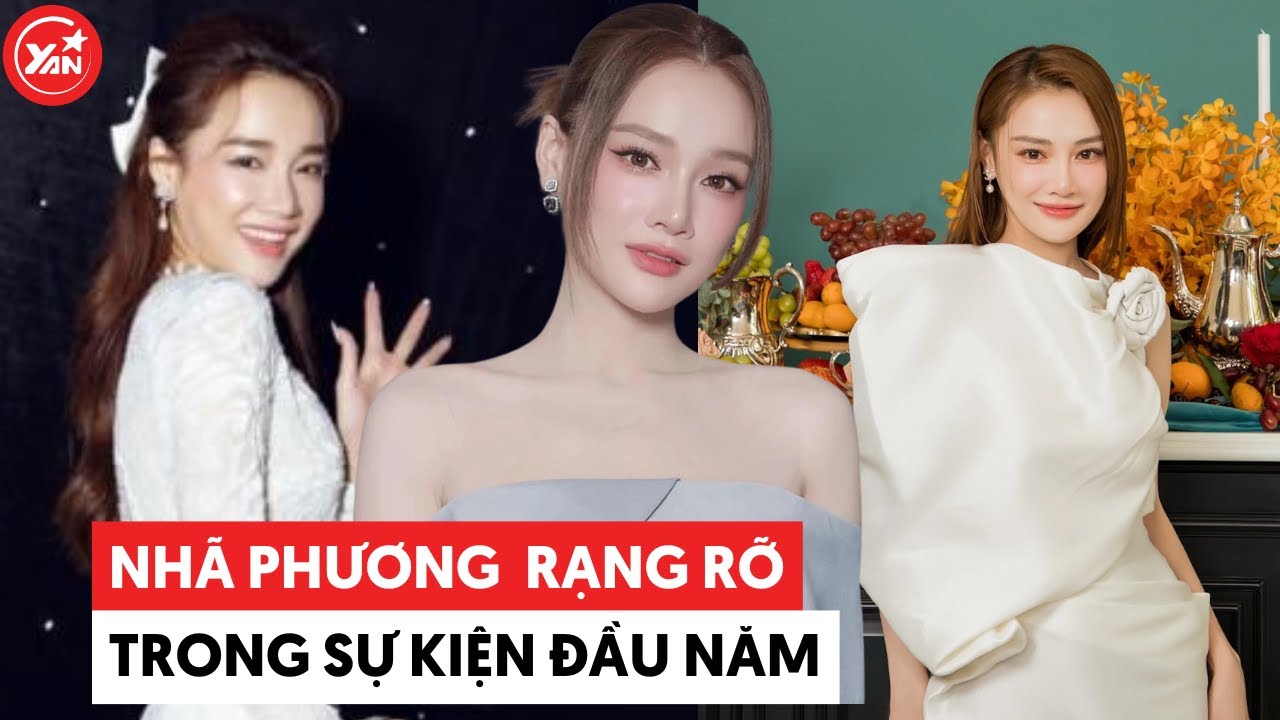 Nhã Phương nổi bật trong sự kiện đầu năm, nhan sắc bất chấp cam thường