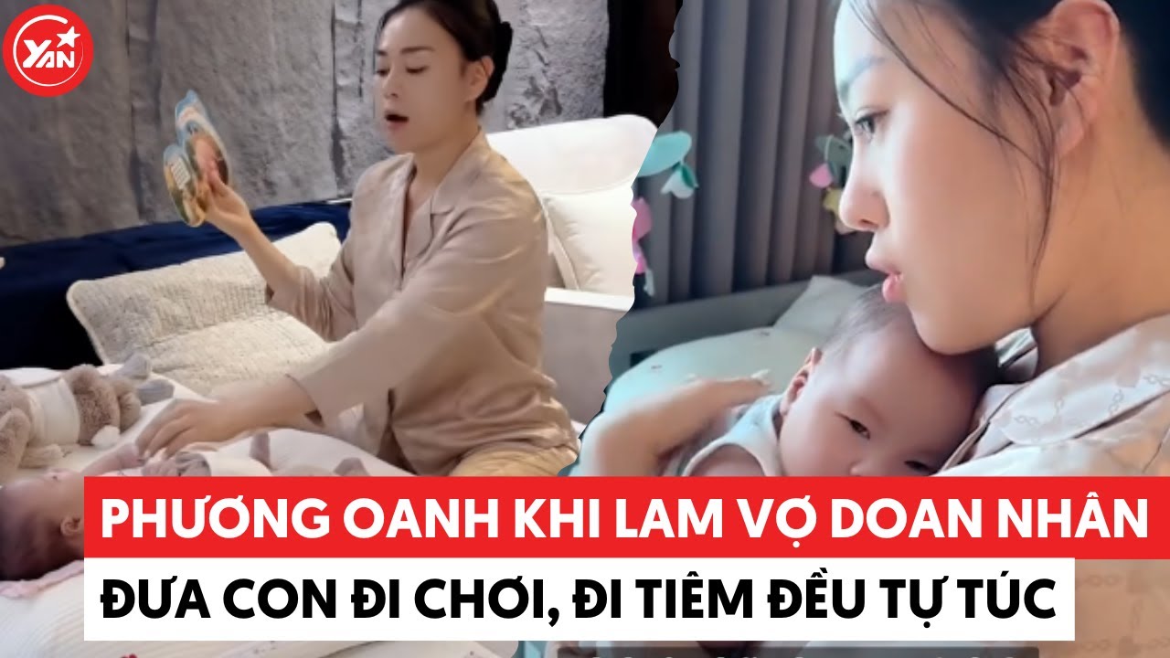 Phương Oanh làm vợ Shark Bình: Đưa con đi chơi, đi tiêm đều đi tự túc