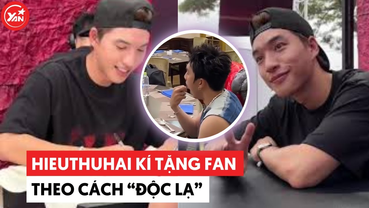 Muôn vàn kiểu ký tặng fan của các rapper, trùm cuối gọi tên HIEUTHUHAI