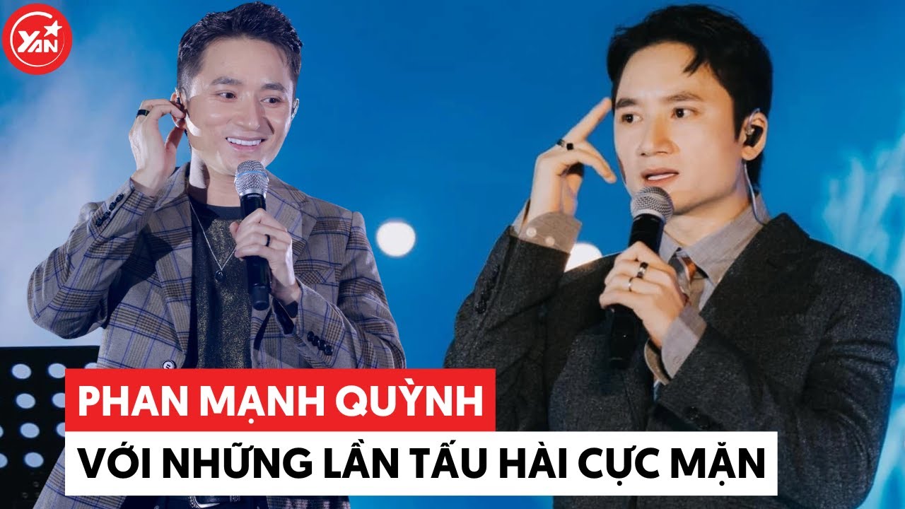 Những lần tấu hài cực mặn của Phan Mạnh Quỳnh: Có con rồi đi show còn đem muối theo bán kèm