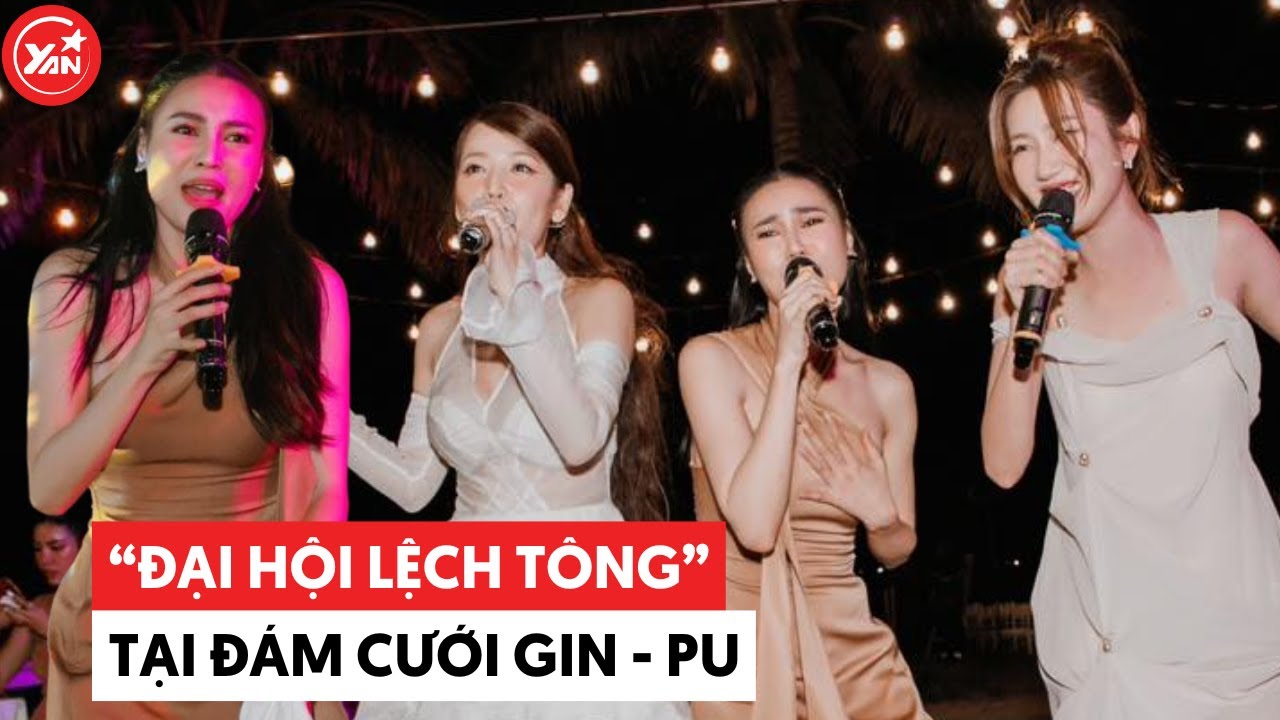 Tiệc cưới Puka - Gin Tuấn Kiệt đích thị là "đại hội hát lệch tông"