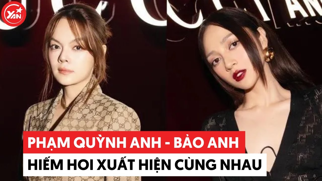 Bảo Anh và Phạm Quỳnh Anh "chạm mặt" nhau tại sự kiện