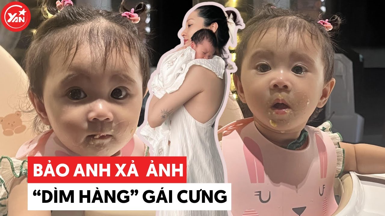 Bảo Anh xả ảnh “dìm hàng” gái cưng, ăn uống lấm lem vẫn đáng yêu