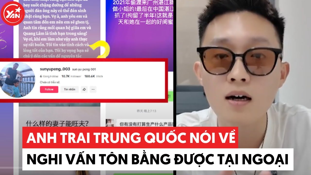 Anh trai Trung Quốc nói về nghi vấn chồng Hằng Du Mục được tại ngoại