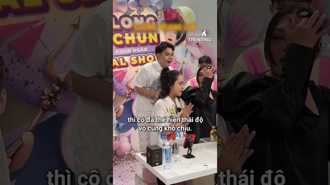 Thái độ của Viên Vibi trong live Long Chun dấy lên nghi vấn “cạch mặt” với Phạm Thoại #shorts