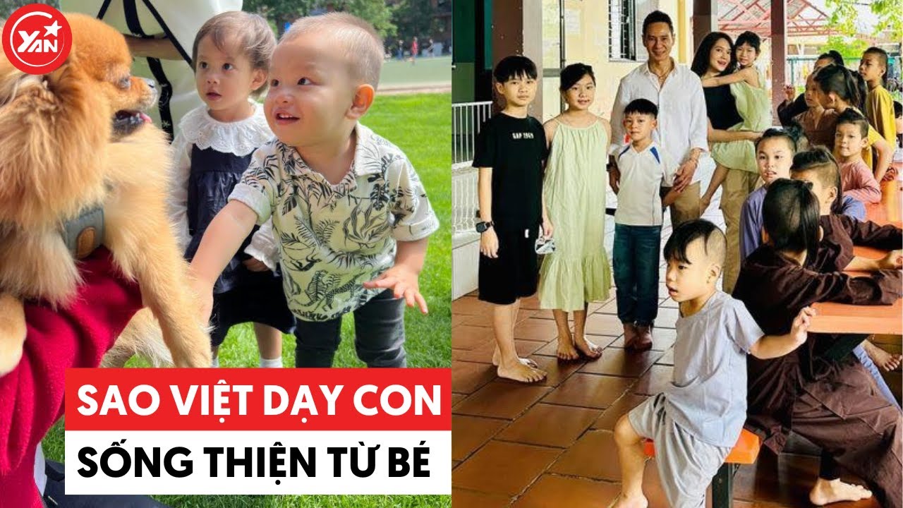 Sao Việt dạy con sống thiện từ bé: Lisa Leon yêu thương động vật, Lý Hải cho con đi từ thiện