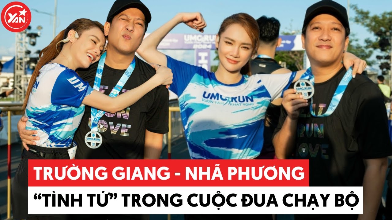 Trường Giang - Nhã Phương trong buổi chạy bộ: Đứng ôm giữa đường, lơ fan khi xin chụp ảnh cùng