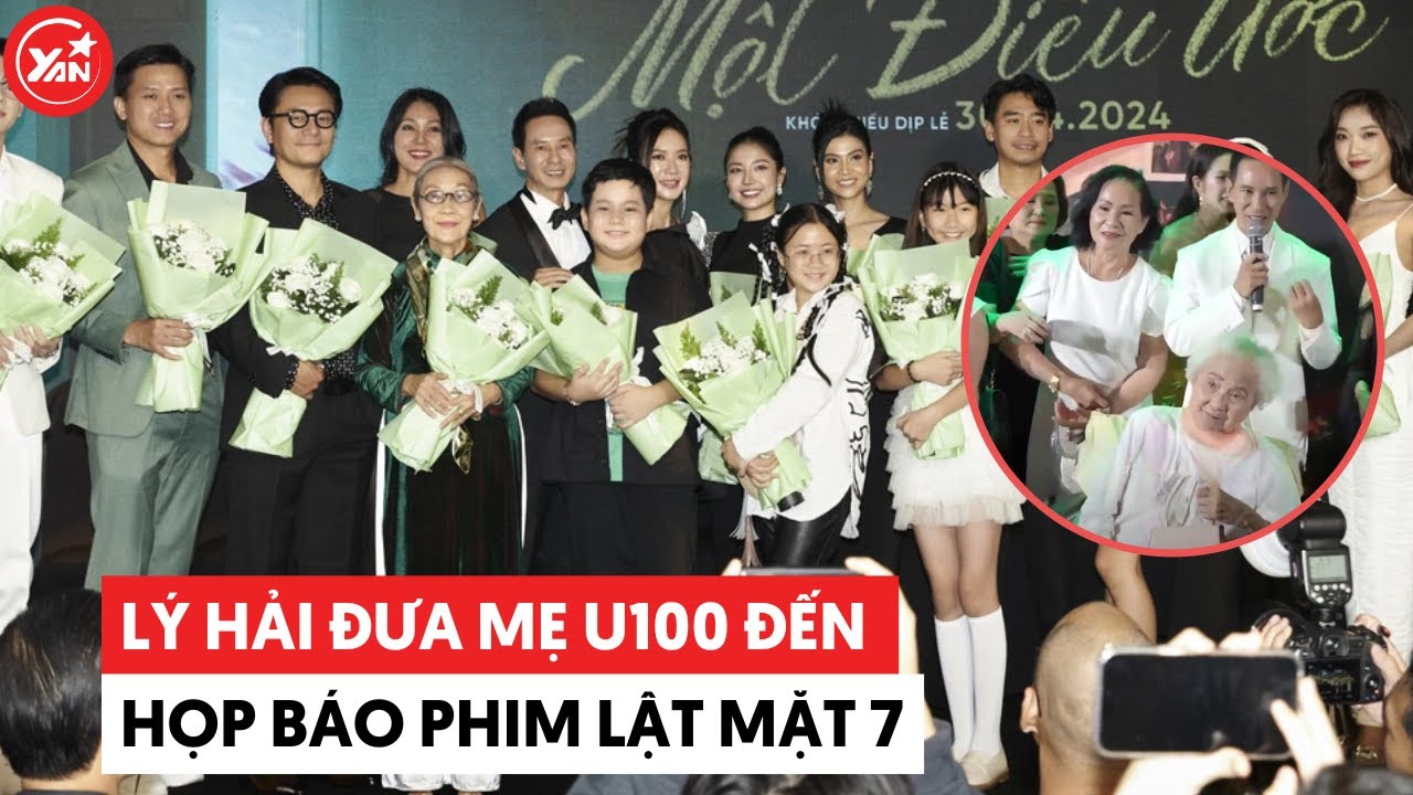 Thảm đỏ ra mắt phim "Lật mặt 7": Lý Hải đưa mẹ U100 tới, quy tụ dàn sao đến chúc mừng