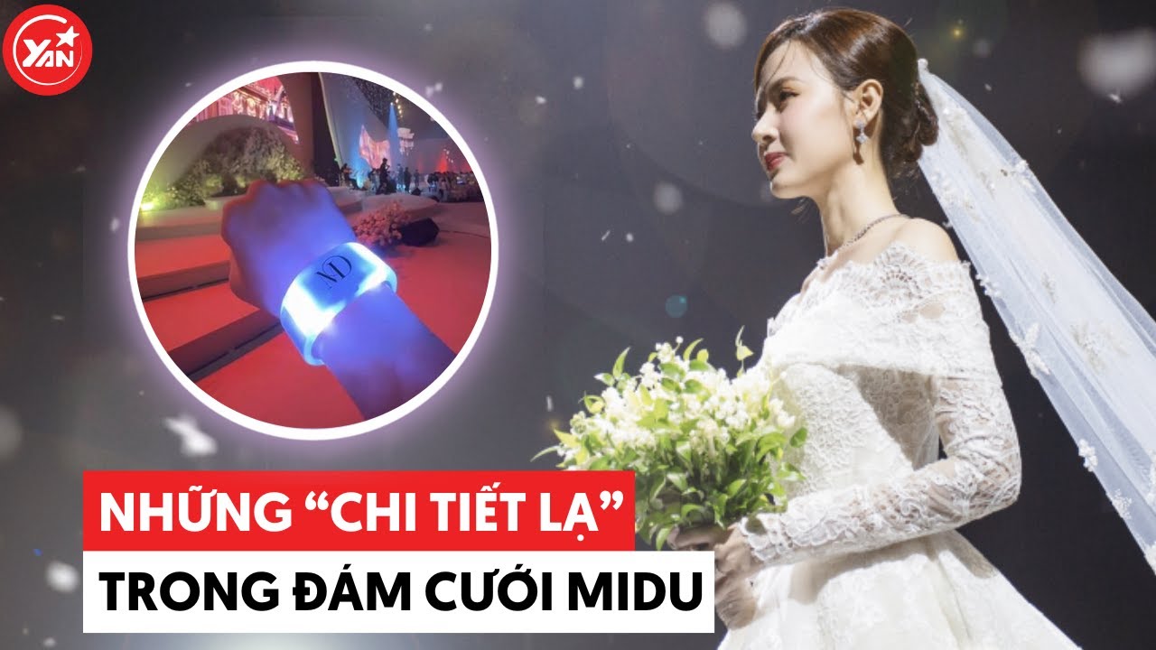 Những "chi tiết lạ" trong đám cưới Midu: Khách mời đeo vòng tay, có tuyết rơi giữa mùa hè