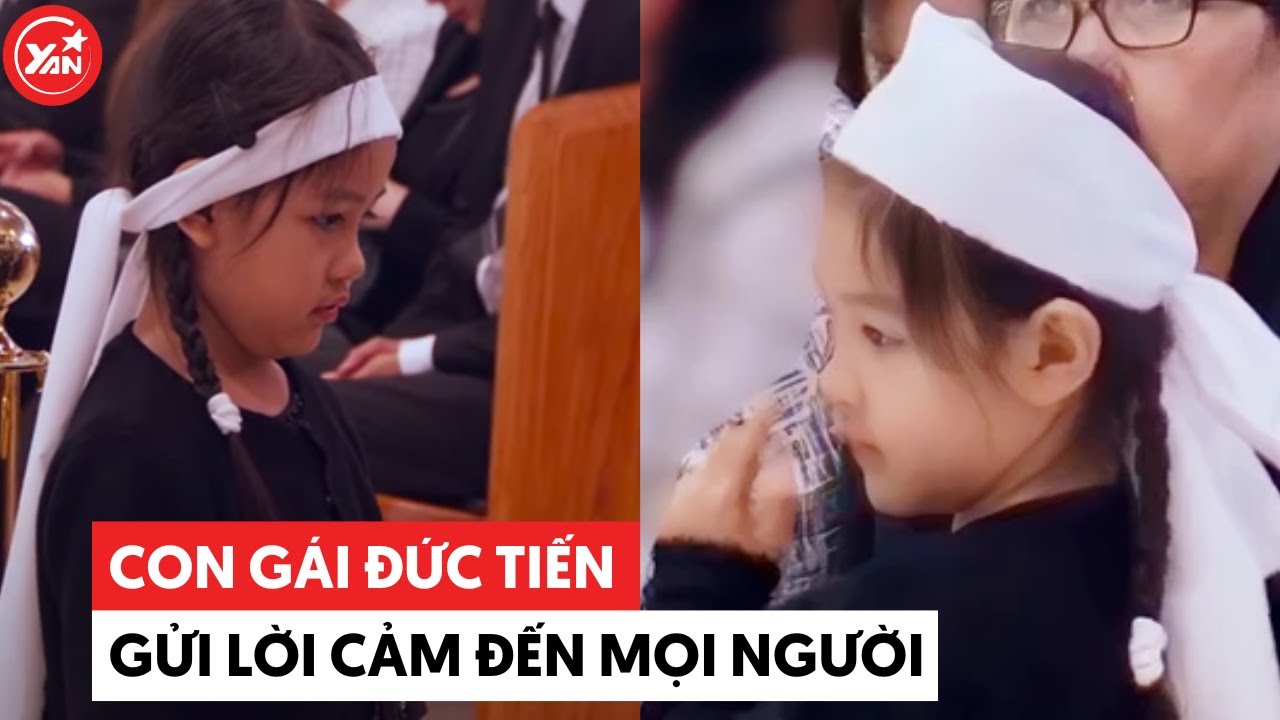 Con gái Đức Tiến gửi lời cảm ơn tất cả mọi người, khoảnh khắc ngây thơ khiến người xem đau lòng