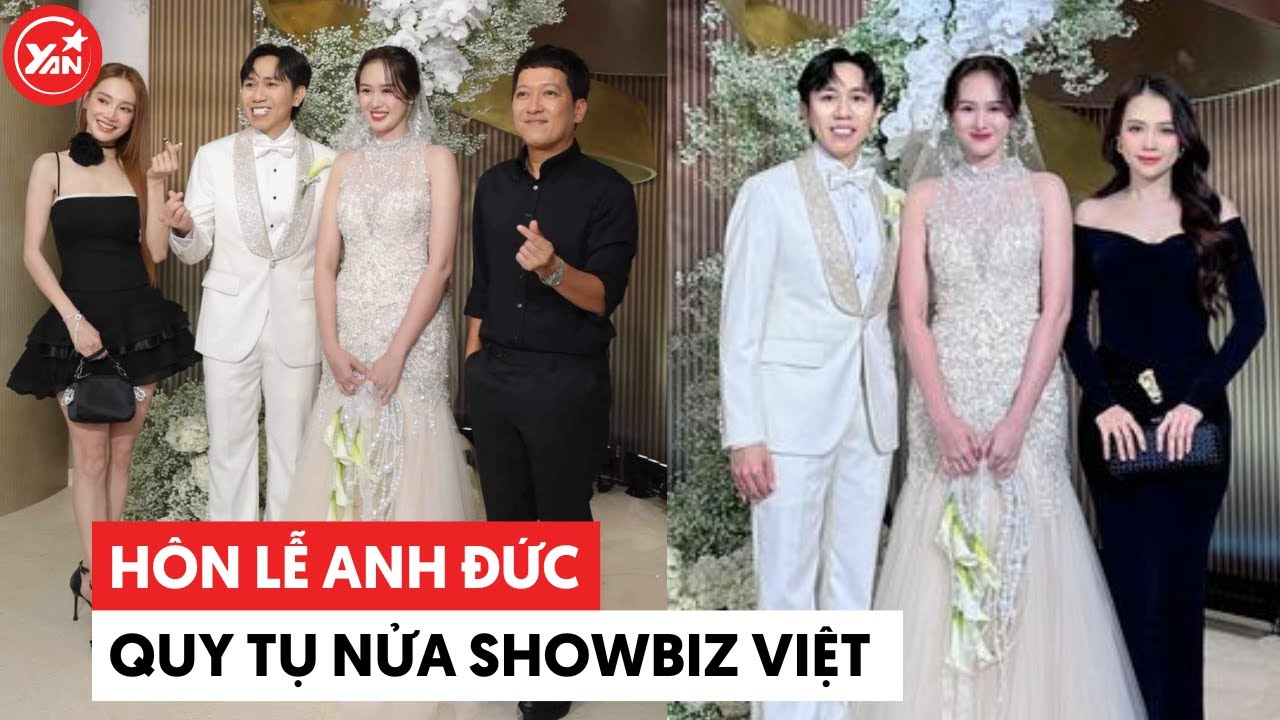 Hôn lễ của Anh Đức và Quỳnh Anh Phạm quy tụ nửa showbiz Việt