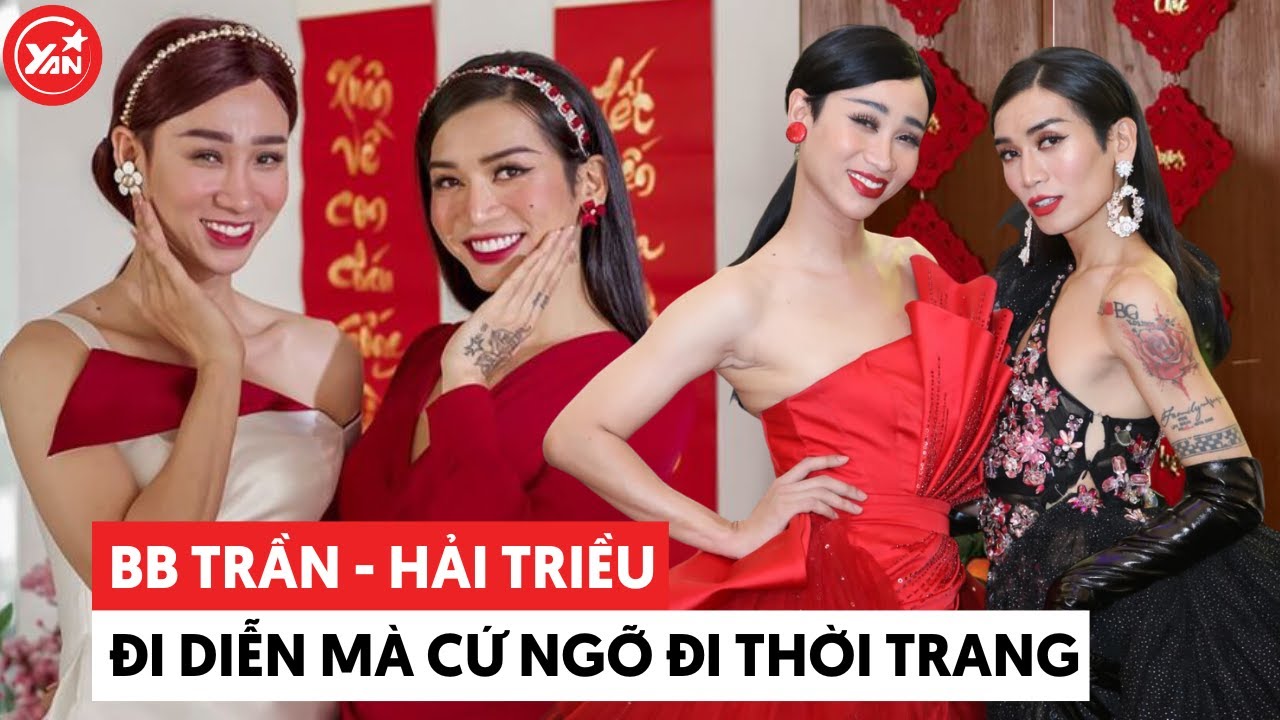 BB Trần và Hải Triều đi diễn kịch mà như mở show thời trang