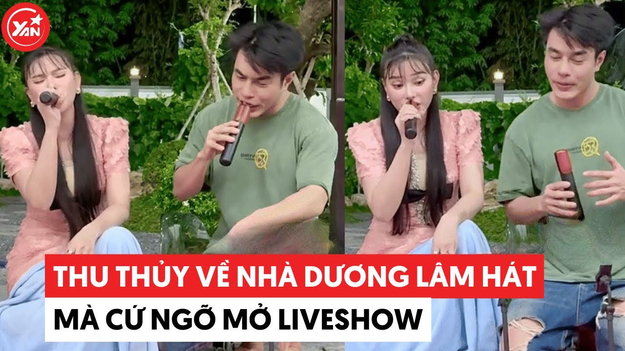 Thu Thuỷ về nhà Lê Dương Bảo Lâm hát karaoke mà cứ ngỡ mở liveshow