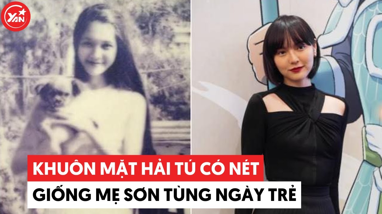 Hải Tú trông giống mẹ Sơn Tùng ngày trẻ, bảo sao chủ tịch chẳng mê