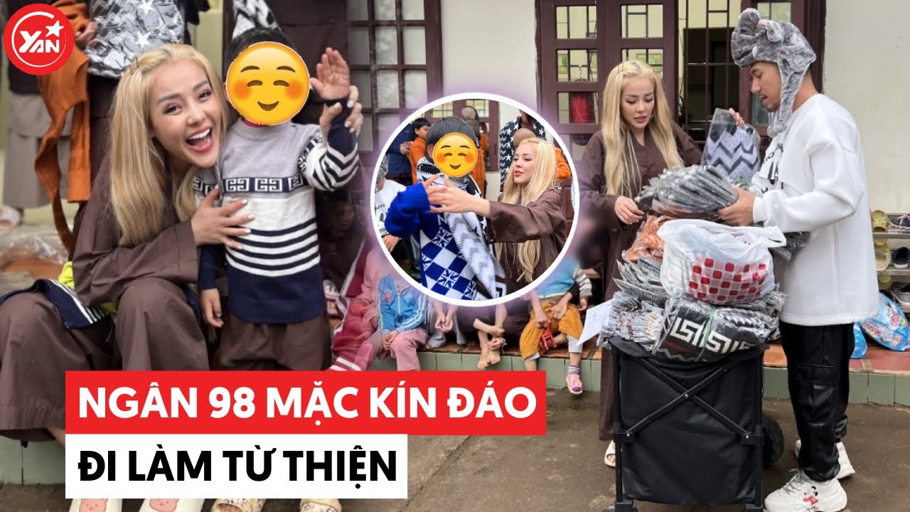 Ngân 98 mặc kín đáo đi làm từ thiện, ngày thường “hở bạo” vì thích thôi chứ không phải "cho ai ngắm"