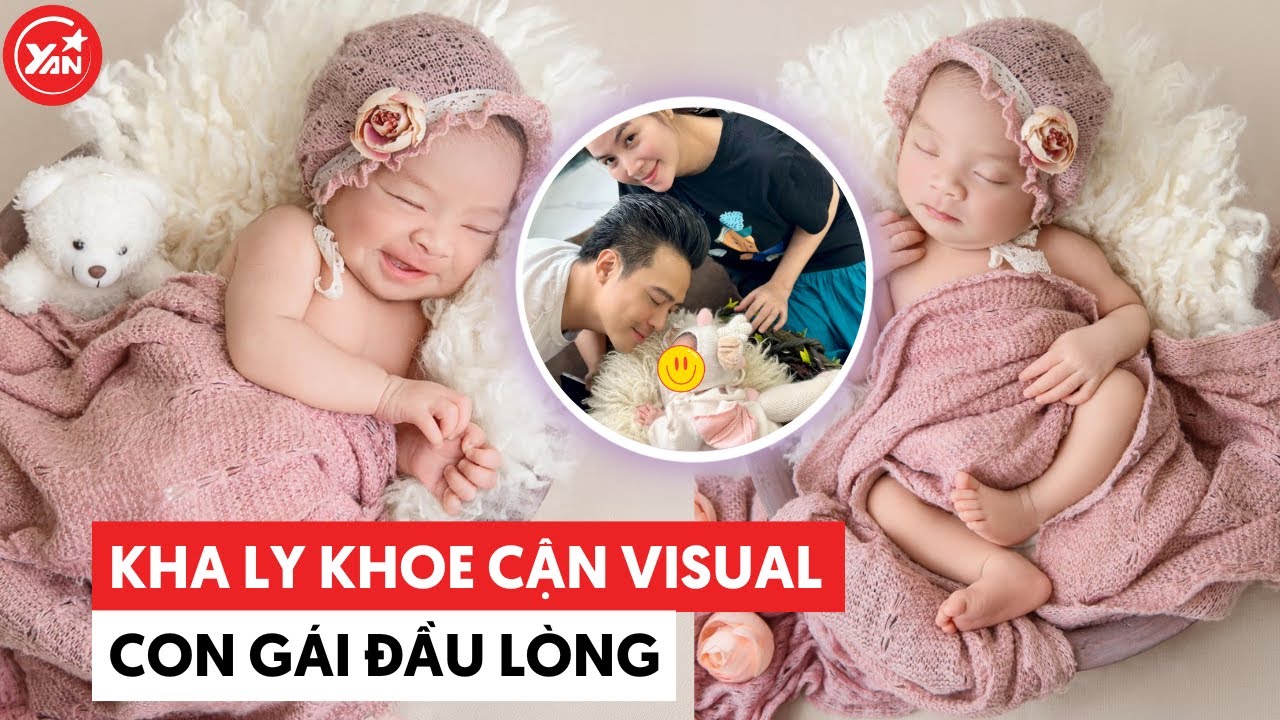 Kha Ly khoe cận visual con gái đầu lòng, "tiểu rồng" giống mẹ như đúc