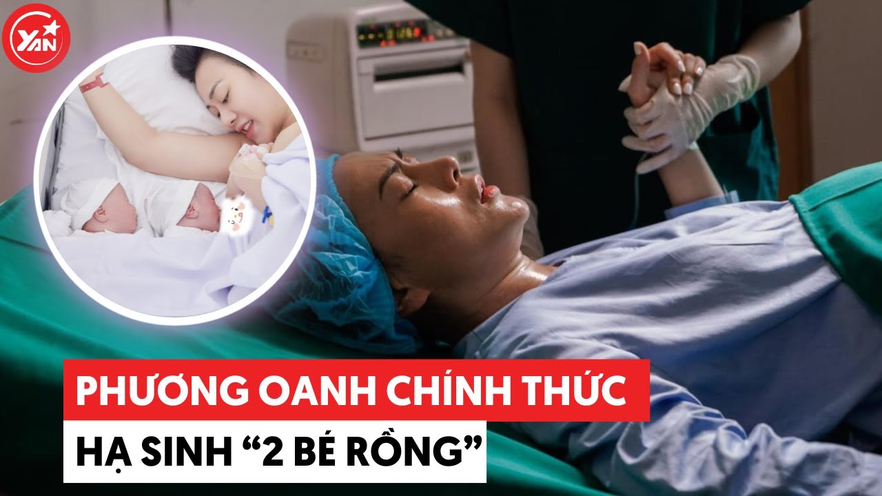 Phương Oanh chính thức đón cặp sinh đôi 1 trai 1 gái, shark Bình ra dáng bố bỉm