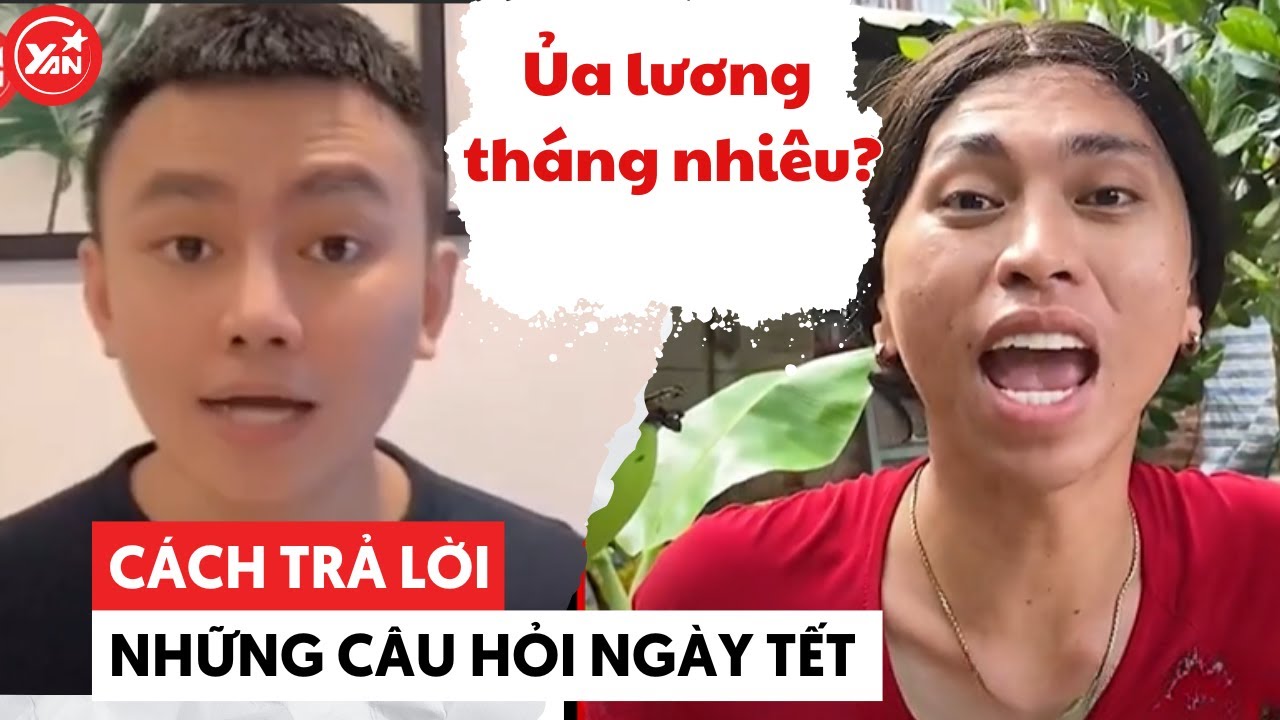 Cách ứng xử ngày tết với những câu hỏi "hóc búa"